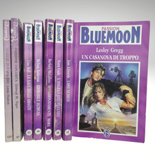 Lotto stock libri romanzi rosa collezione BlueMoon Passion erotici vintage amore
