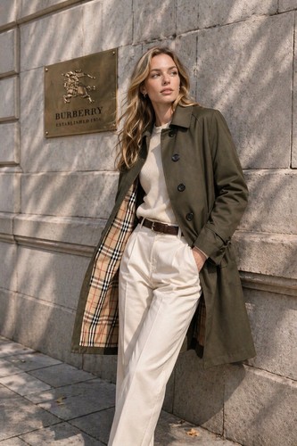 Cappotto burberrys seta - burberrys,