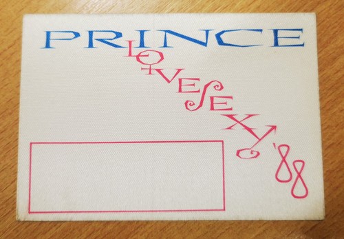 Prince tour pass lovesexy - tour, '88