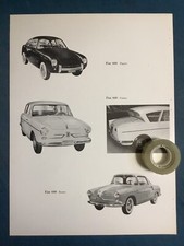 Rara Pubblicita’ FIAT 600 ZAGATO/FARINA e BOANO 1961