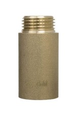Prolunga filettatura tubo 3/4" BSP (22mm) femmina x maschio ghisa ottone lunghezza 10-60mm