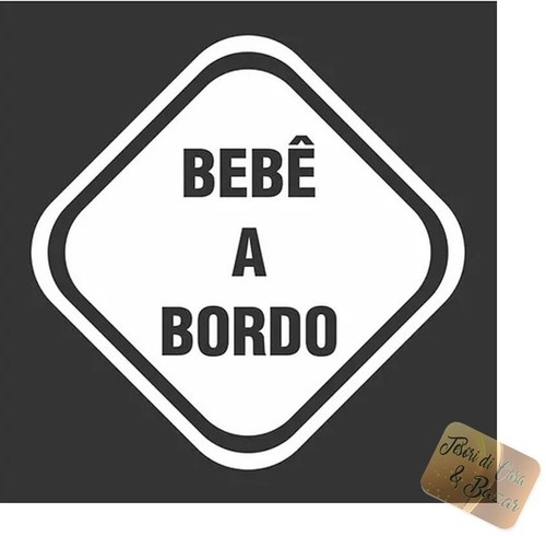 Adesivo auto bebe - adesivo,