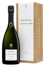 Bollinger champagne  : La Grande Année 2014 con cassa in legno - 75cl 12,5%