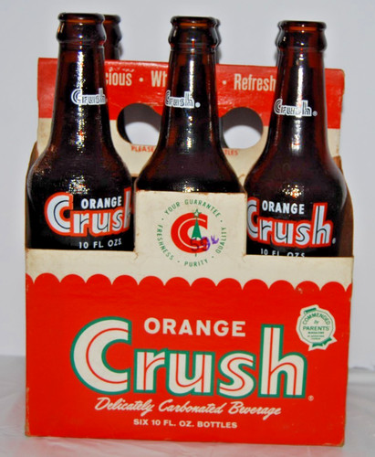 Vintage 1970 orange crush - crush, 6