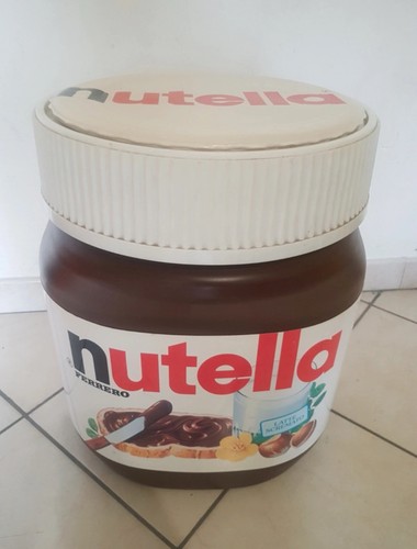 Barattolone nutella pouf - barattolone,