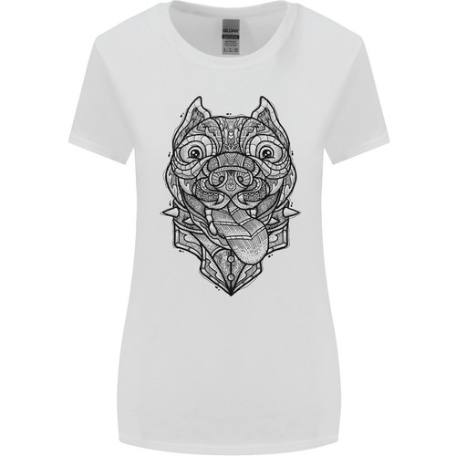 Shirt donna pitbull mandala - t-shirt,