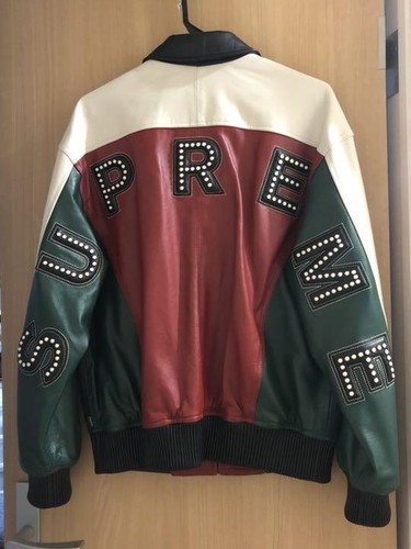 Supreme gucci giacca pelle - supreme,