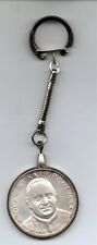 ANNI 60 - PAPA GIOVANNI XXIII - PORTACHIAVI IN METALLO CON VISO FRONTALE - RARO