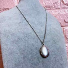 Collana donna portafoto ovale - collana,