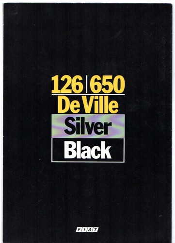 Fiat 126 ville silver - 126,