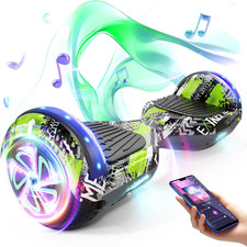 Self-Balancing Hoverboard, Bluetooth and Coloured LED Lights, Gifts for Children