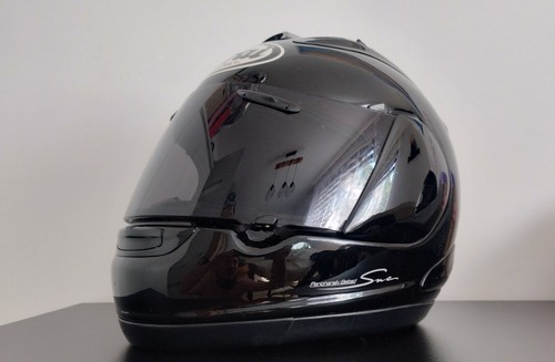 Casco arai nero moto - rx-7, gp