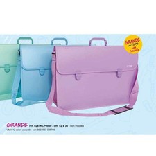 Valigetta in PPL con tracolla 52x36 Pastel