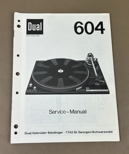 Dual 604 giradischi - dual, manuale