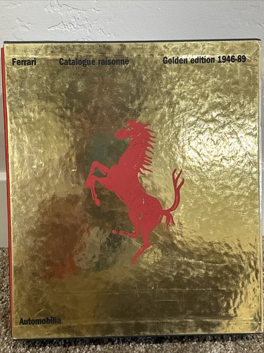 Ferrari catalogue golden - ferrari,