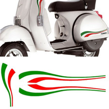 Kit Adesivi Fregi Vespa PX anniversario tricolore italia 70 LML STAR T5 stickers
