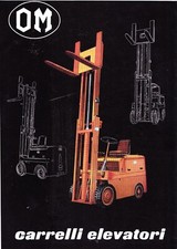 Pubblicità  OM CARRELLI ELEVATORI - 1955