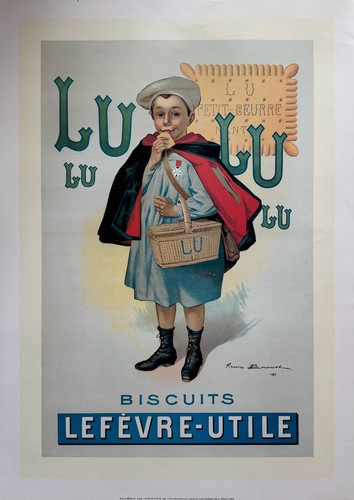Biscuits affiche - biscuits, lu