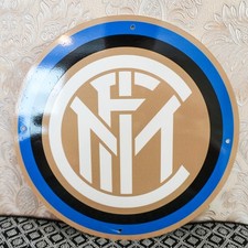 Insegna da parete Inter decorativa in metallo pesante - 11,8" (30 cm)