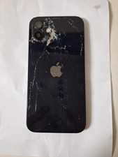 SCOCCA POSTERIORE per IPHONE 12 TELAIO VETRO BACK COVER FRAME ROTTO NERO