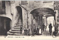 Menton mentone vieille rue - menton,