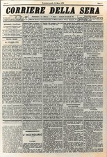 CORRIERE DELLA SERA - n. 1 del