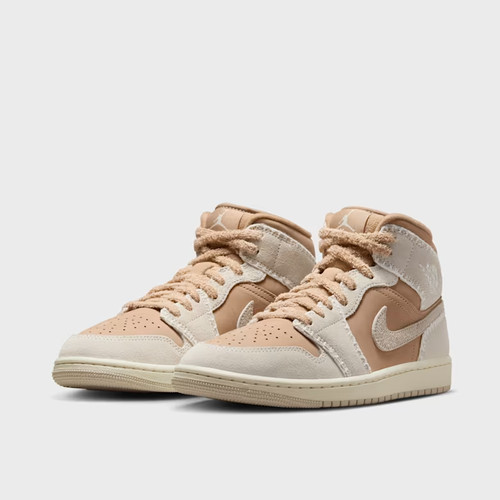 Nike jordan mid - 1, beige/crème