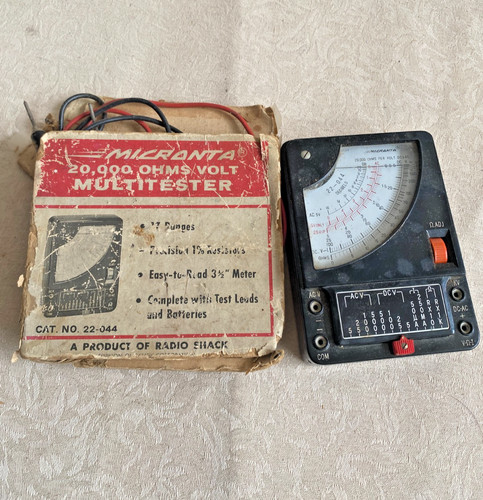 Multitester vintage micronta - multitester,