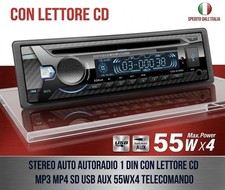 Autoradio 1 DIN con Lettore CD