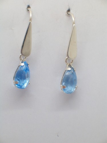 925 silver blue - 925, synthetic