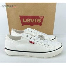 Scarpe LEVI'S Sneaker LEVIS Hernandez Red Tab Bianco Casual Cult Style Unisex
