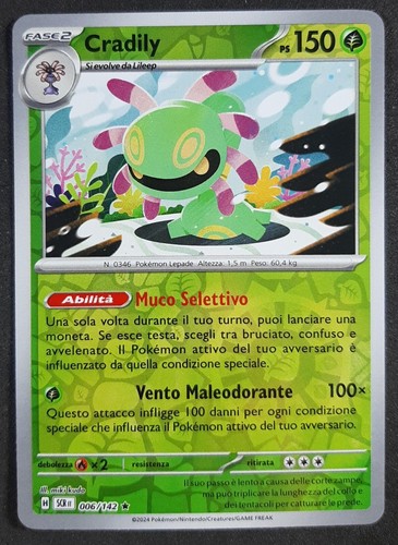 Cradily 006 142 rara - 006/142,