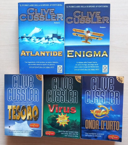Lotto libri clive cussler - libri,