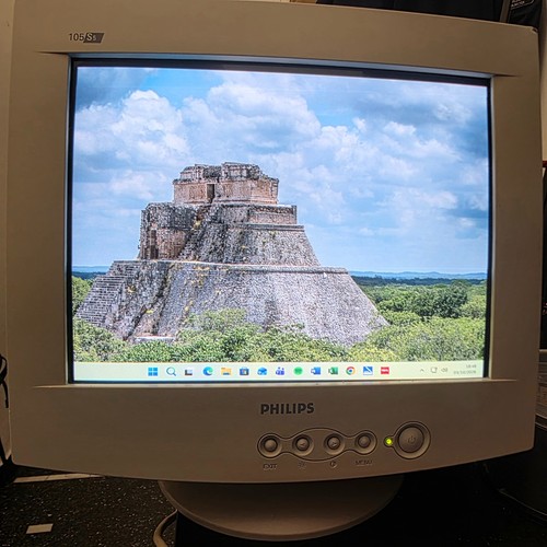 Monitor crt philips 105s5 - crt,