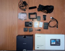 Action cam 6K 24 MP Wolfang GA460 doppio schermo completa di accessori