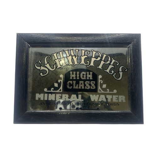 Schweppes advertising mirror - schweppes,