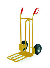 Carrello acciaio pacchi voluminosi pedana ribaltabile maggiorata portata Kg 250