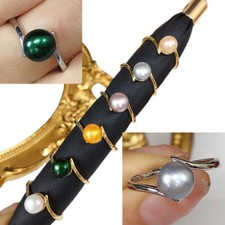 Anello moda 7-8 mm perle