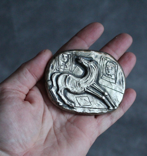 Scultura vintage firmata bruno - scultura,
