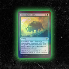 FOIL - Green Sun's Zenith - Carta Personalizzata Magic: The Gathering - Alta Qualità