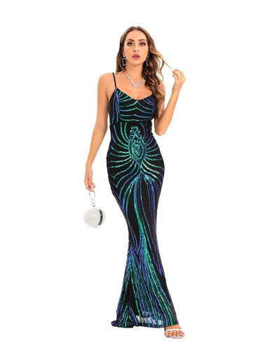 Vestito sera elegante lungo - vestito,