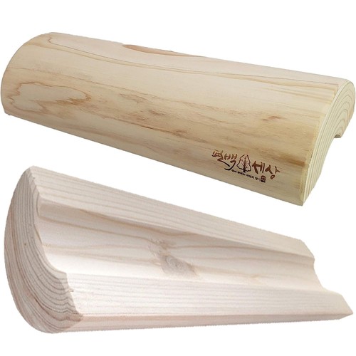Wooden pillow hinoki - wooden,