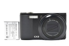 Fotocamera digitale compatta RICOH CX3 10MP testata funzionante venditore gia...