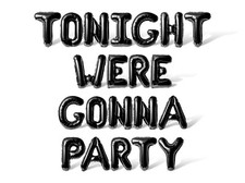 Striscione Palloncino Lettera