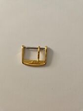 Fibbia Longines originale vintage mm 19 usata color oro
