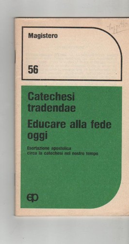 Catechesi tradendae educare - tradendae,