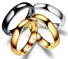 Anello fede fedina in acciaio