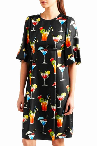 Dolce gabbana abito stampa - gabbana,