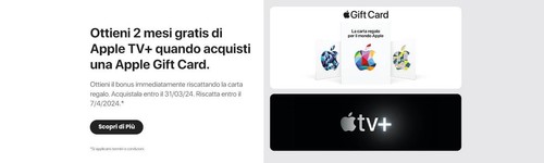 Buono apple per 3 - 3, mesi