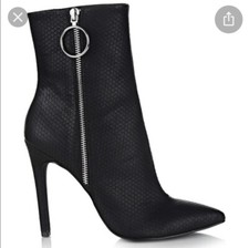 Stivali Danielle Guizio Nectra Python Zip (taglia donna 6,5M)
